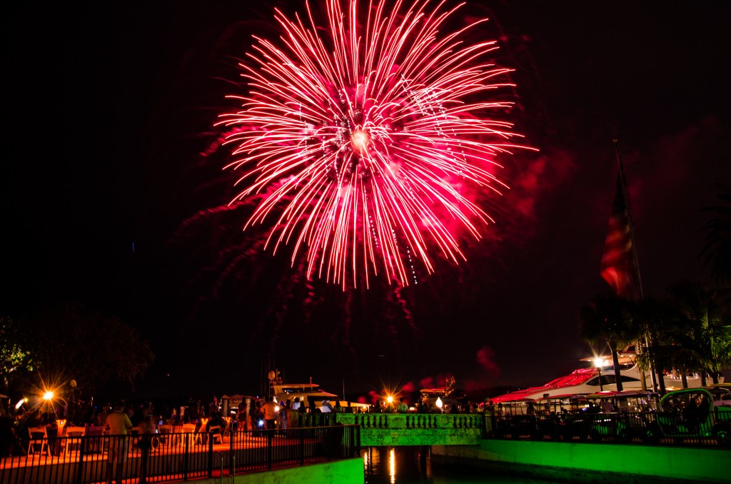 Fisher Island Fireworks, Fisher Island Fourth of July, Miami Fireworks